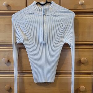 Vintage Cache Silk Blend Cream Sweater